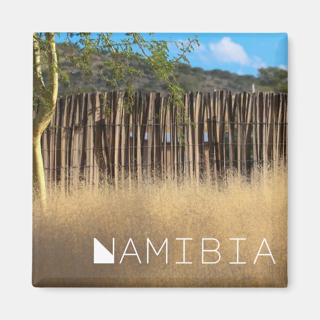 Namibia Afrika Namibian Ligcape Natature Grass Magnet (Framsidan)