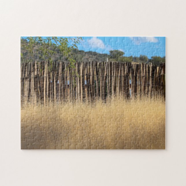 Namibia Afrika Namibian Ligcape Natature Grass Pussel (Horisontell)