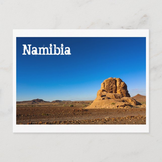 Namibia Desert Mars Damaraland liggande natur Vykort (Framsida)