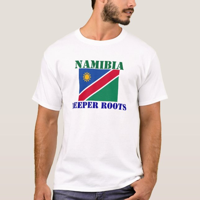 Namibia-djupare rötter t-shirt (Framsida)