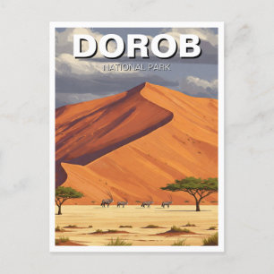 Namibia Dorob National Park Travel Vykort