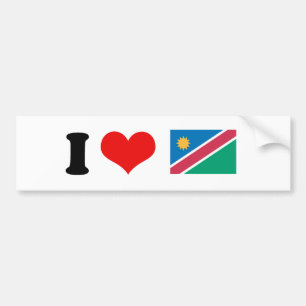 Namibia flagga bildekal