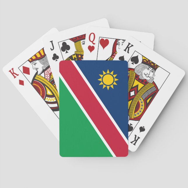 Namibia Flagga Casinokort (Baksidan)