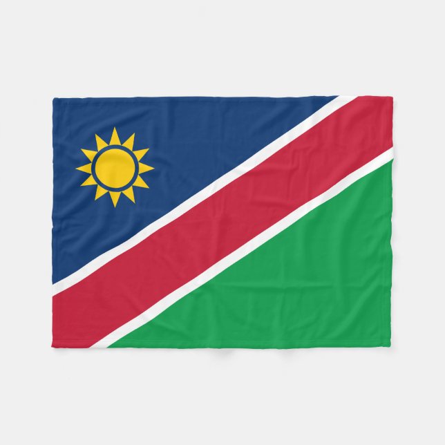 Namibia Flagga Fleecefilt (Framsidan (Horisontell))