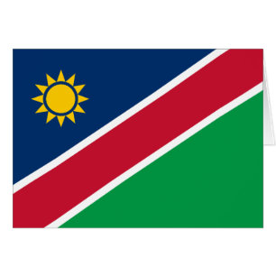 Namibia Flagga Hälsningskort