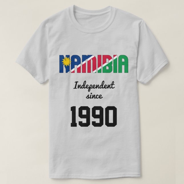 Namibia Flagga Independence Firande T Shirt (Design framsida)