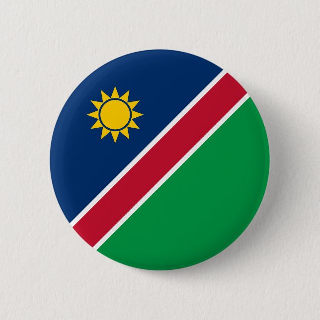 Namibia Flagga Knapp (Framsida)