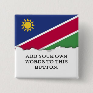 Namibia Flagga Knapp