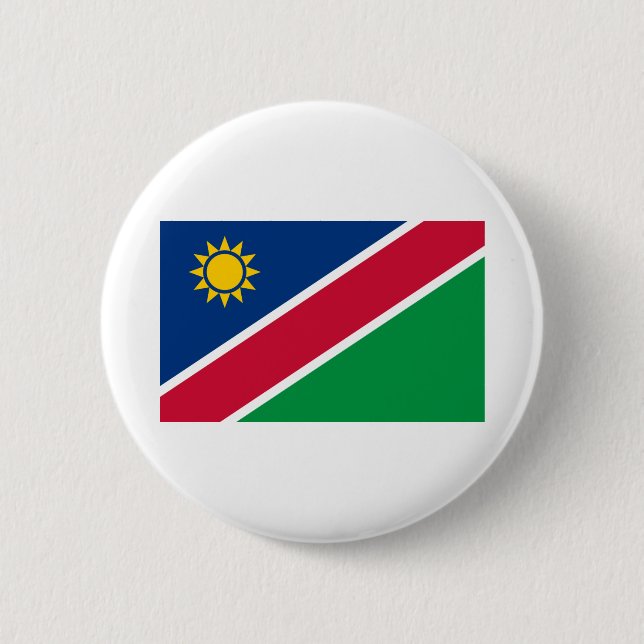 Namibia Flagga Knapp (Framsida)