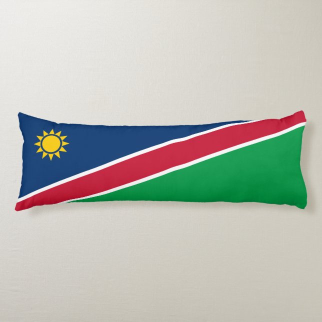 Namibia Flagga Kroppskudde (Framsidan)