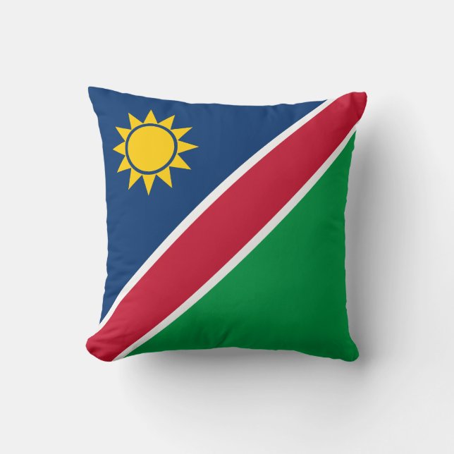 Namibia Flagga Kudde (Framsida)