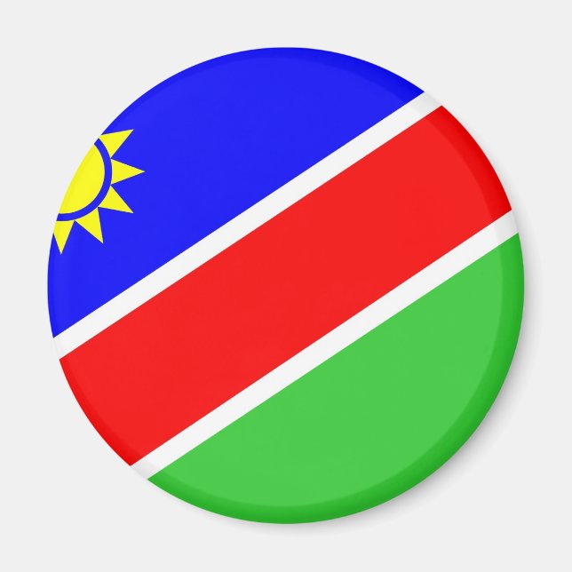 Namibia flagga magnet (Framsidan)