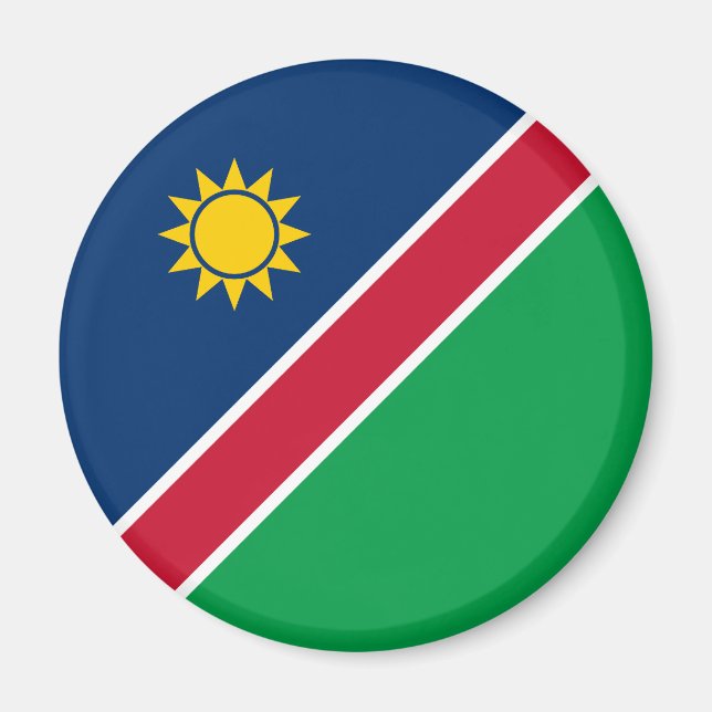 Namibia Flagga Magnet (Framsidan)