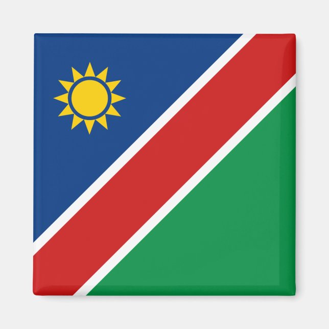 Namibia Flagga Magnet (Framsidan)