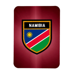 Namibia Flagga Magnet