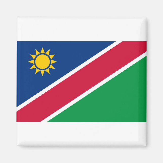 Namibia Flagga Magnet (Framsidan)