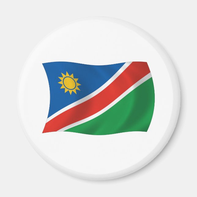 Namibia Flagga Magnet (Framsidan)