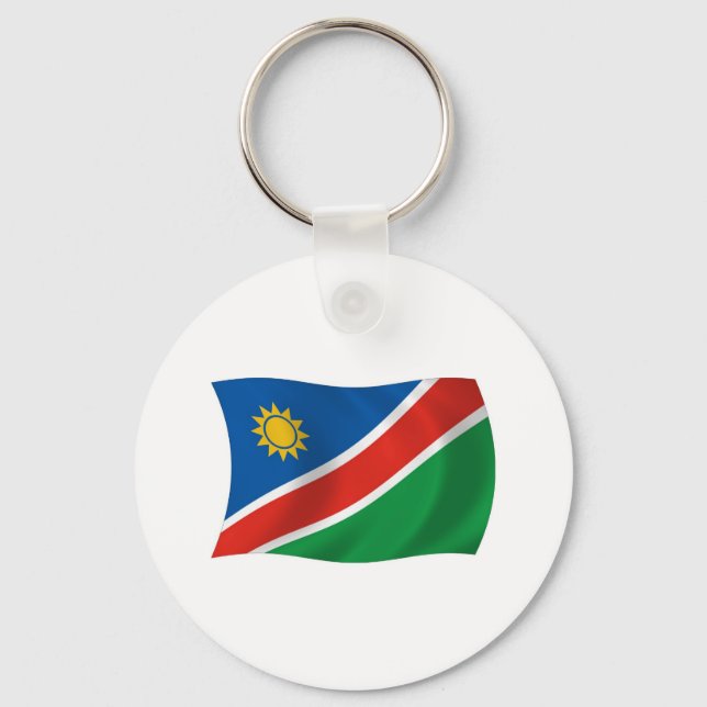 Namibia Flagga Nyckelring (Framsida)