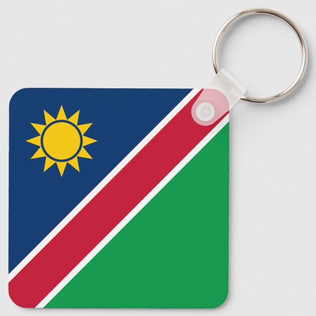 Namibia Flagga Nyckelring (Baksida)