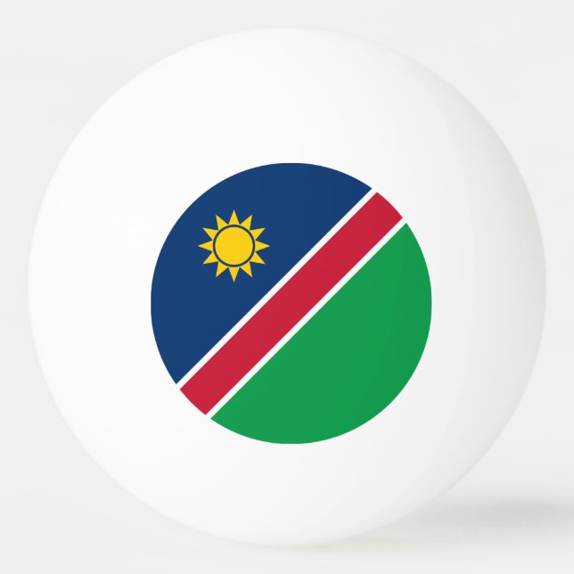 Namibia Flagga Pingisboll (Framsidan)