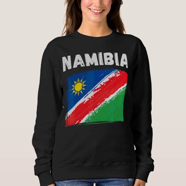 Namibia Flagga Souvenir Hiking Helgdag 2022 T Shirt (Framsida)