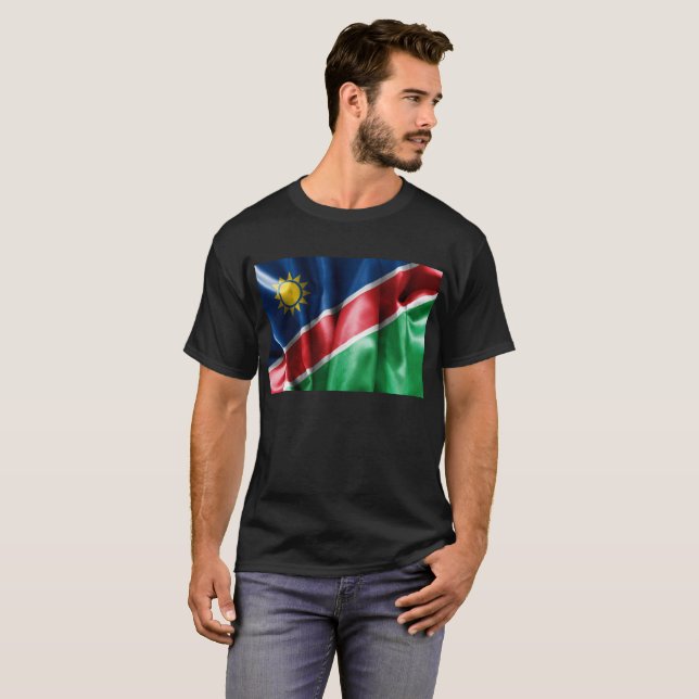Namibia Flagga T Shirt (Hel framsida)