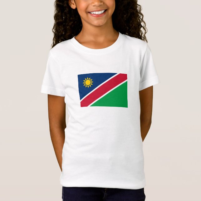Namibia Flagga T Shirt (Framsida)