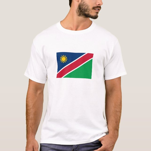 Namibia Flagga T Shirt (Framsida)
