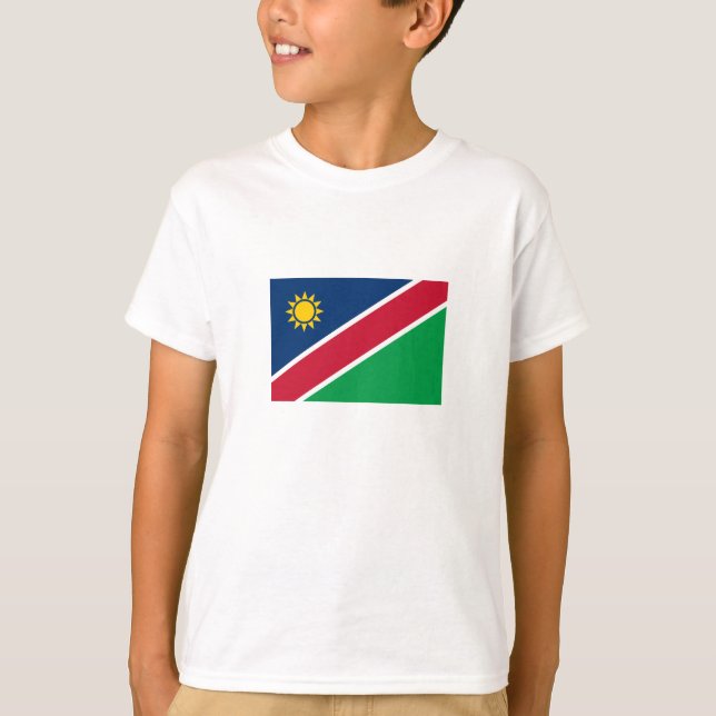 Namibia Flagga T Shirt (Framsida)