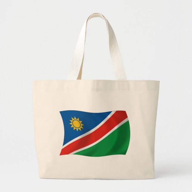 Namibia Flagga Tote Bag Jumbo Tygkasse (Framsidan)