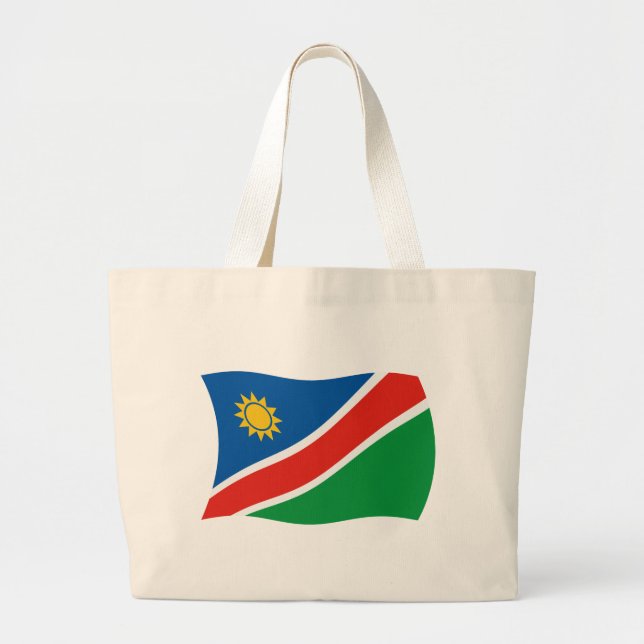 Namibia Flagga Totebag Jumbo Tygkasse (Framsidan)