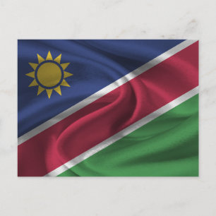 Namibia Flagga Vykort