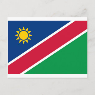 Namibia Flagga Vykort