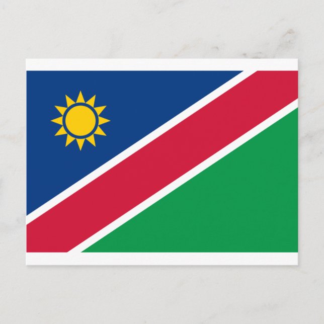 Namibia Flagga Vykort (Framsida)