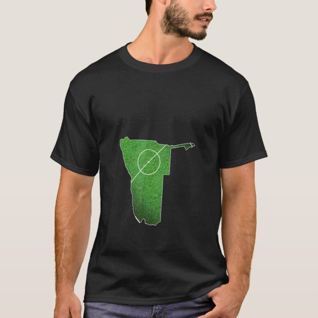 Namibia fotbollsplan t shirt (Framsida)