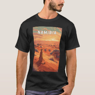 Namibia Illustration Resa Konst Vintage T Shirt