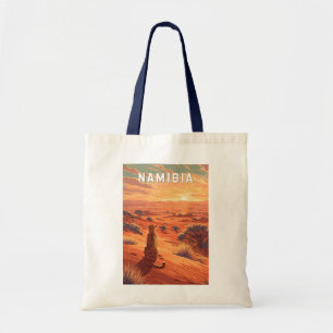 Namibia Illustration Resa Konst Vintage Tygkasse