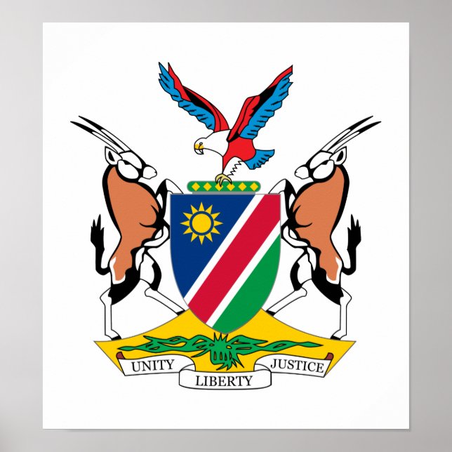 Namibia Jackar av Arm Poster (Framsidan)