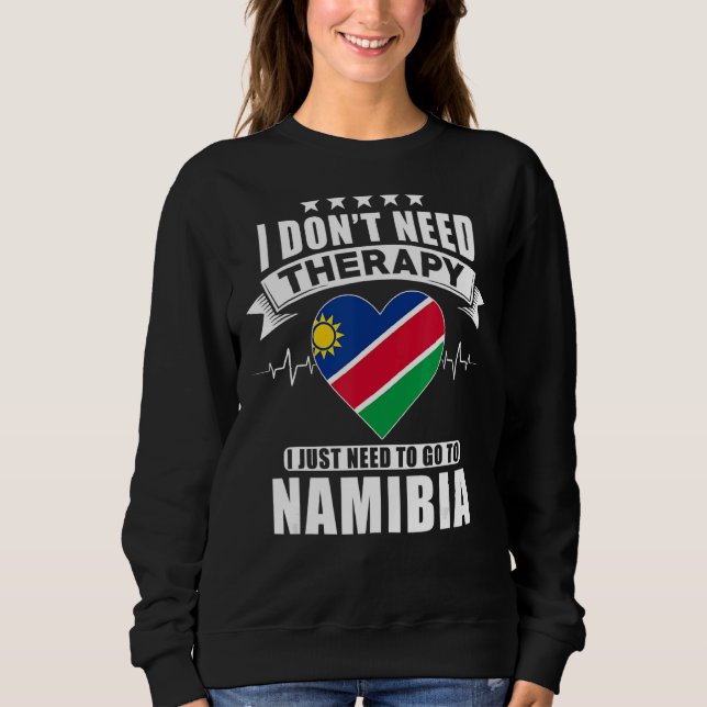 Namibia jag behöver inte terapi jag bara behöver g t shirt (Framsida)