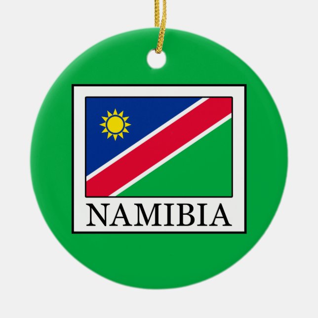 Namibia Julgransprydnad Keramik (Framsidan)