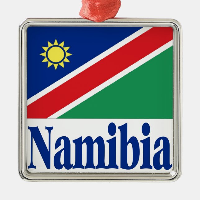 Namibia Julgransprydnad Metall (Framsidan)