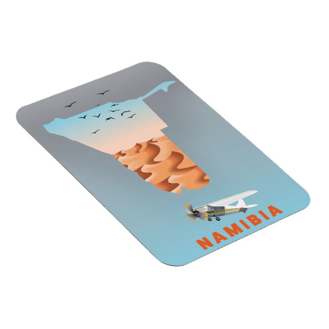 Namibia karta magnet (Högersidan)