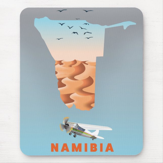 Namibia karta musmatta (Framsidan)