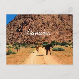 Namibia Koiimasis Ranch Tiras Mountains liggande Vykort