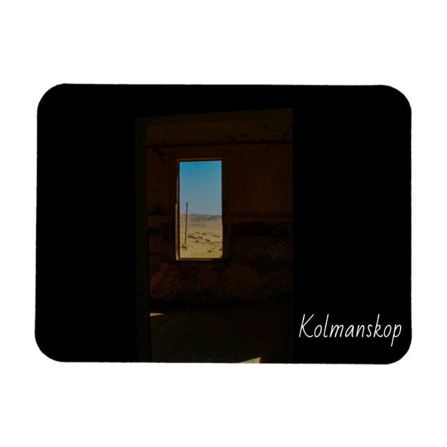 Namibia Kolmanskop House Dune Landcape Ghost Town Magnet (Horisontell)