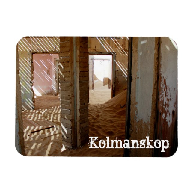 Namibia Kolmanskop House Dune Landcape Ghost Town Magnet (Horisontell)