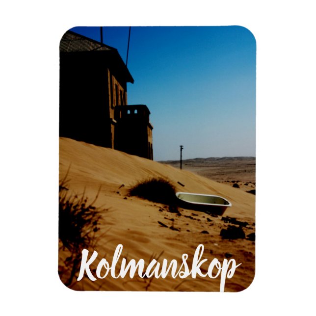 Namibia Kolmanskop House Dune Landcape Ghost Town Magnet (Vertikal)