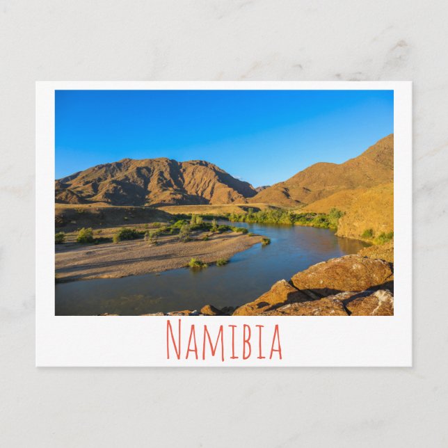 Namibia Kunenes landskapstyp Vykort (Framsida)