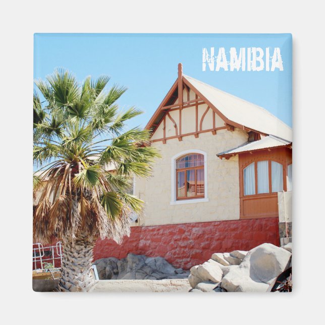 Namibia Lüderitz Architecture Magnet (Framsidan)
