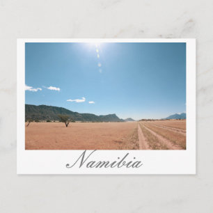 Namibia Marienfluss Savannah liggande natur Vykort